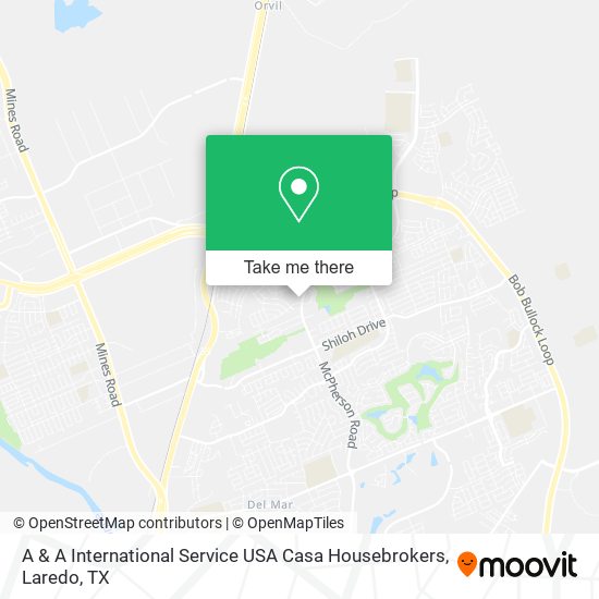 Mapa de A & A International Service USA Casa Housebrokers