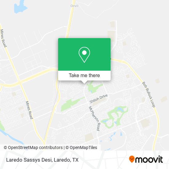 Laredo Sassys Desi map