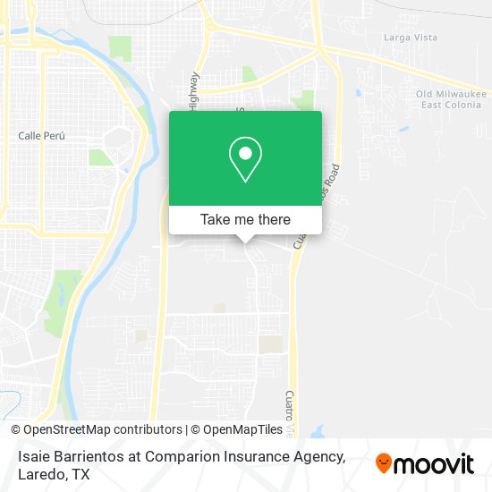 Isaie Barrientos at Comparion Insurance Agency map