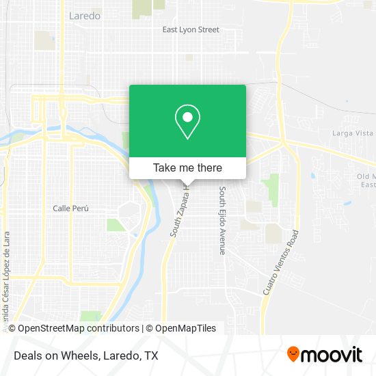 Mapa de Deals on Wheels