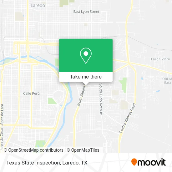 Texas State Inspection map