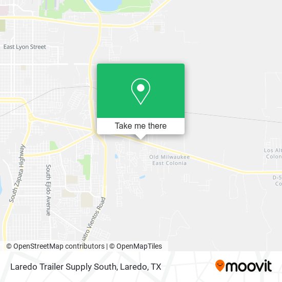 Laredo Trailer Supply South map