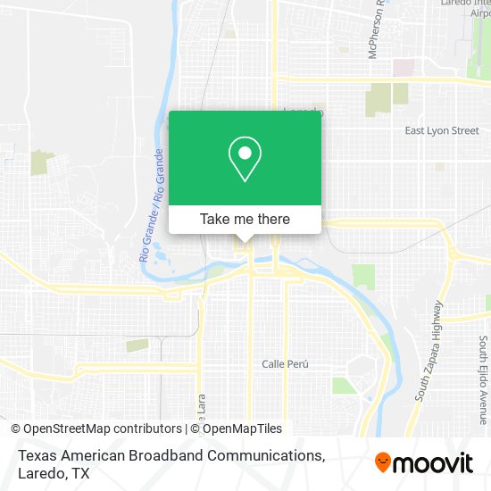 Texas American Broadband Communications map