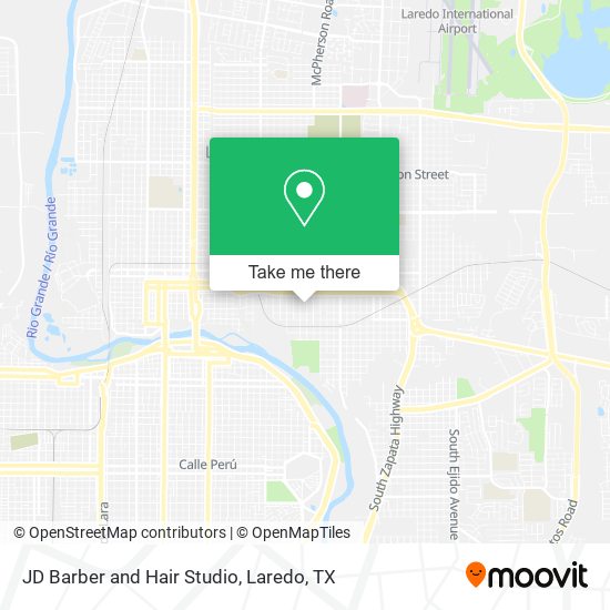JD Barber and Hair Studio map