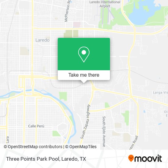 Three Points Park Pool map