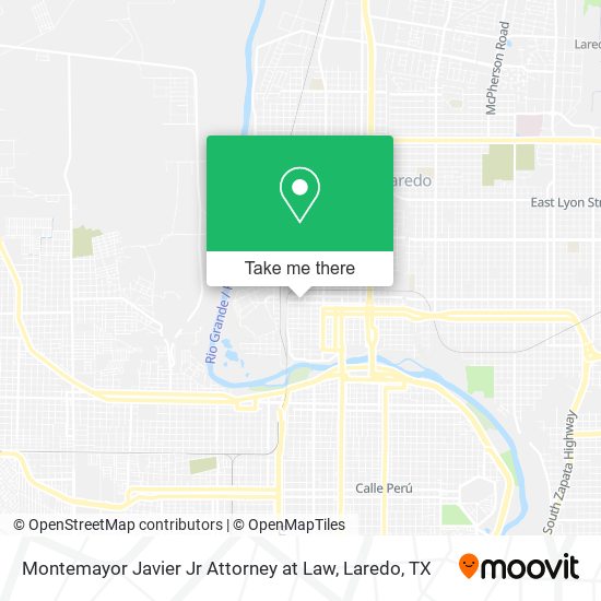 Mapa de Montemayor Javier Jr Attorney at Law