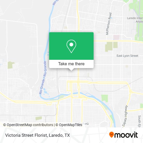 Victoria Street Florist map