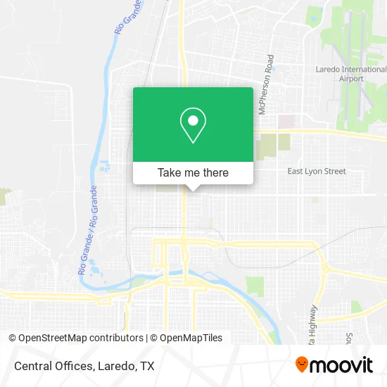 Central Offices map