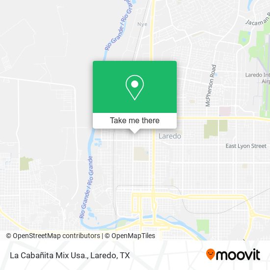 La Cabañita Mix Usa. map