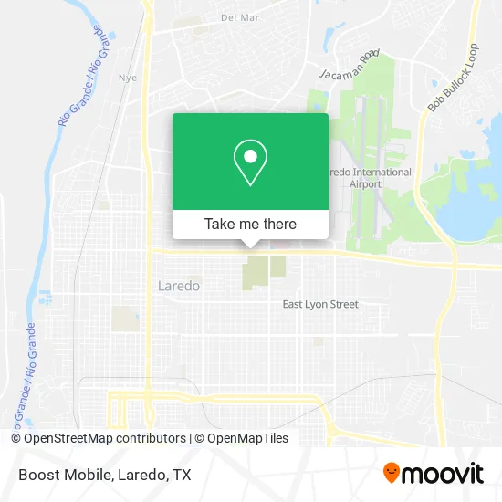 Mapa de Boost Mobile