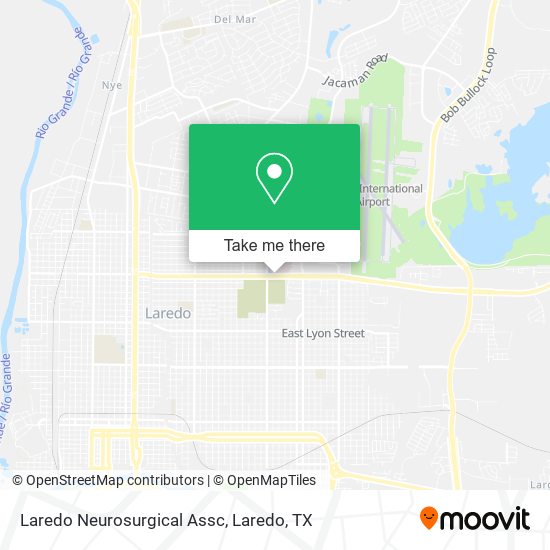 Laredo Neurosurgical Assc map