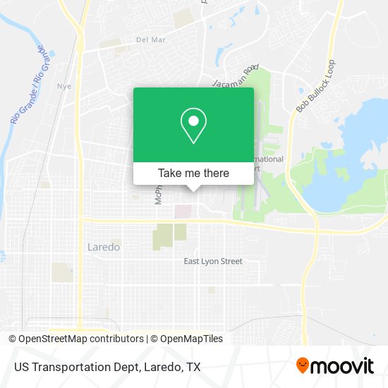 US Transportation Dept map