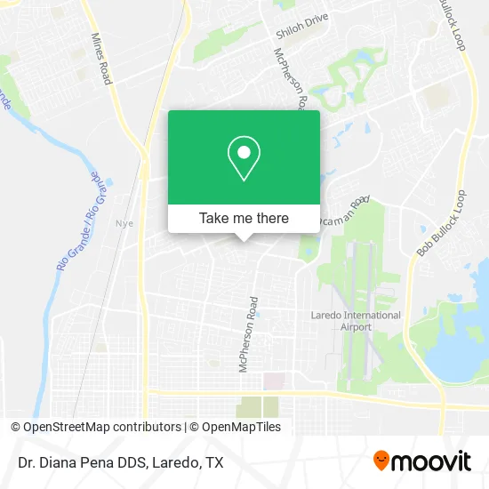 Dr. Diana Pena DDS map
