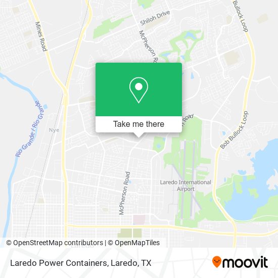 Laredo Power Containers map