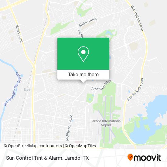 Sun Control Tint & Alarm map