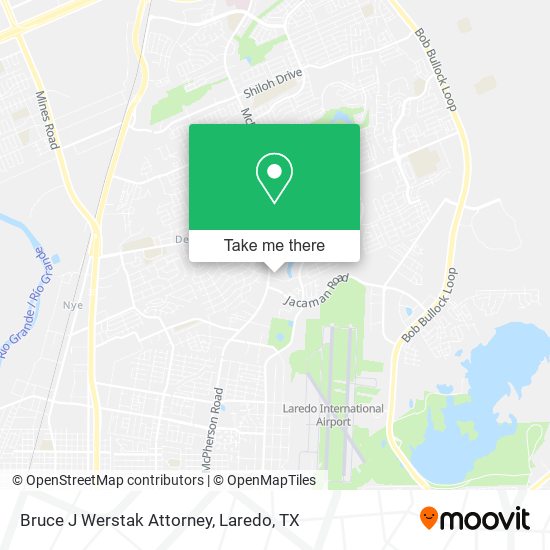 Bruce J Werstak Attorney map