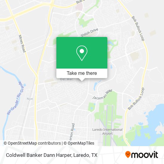 Coldwell Banker Dann Harper map