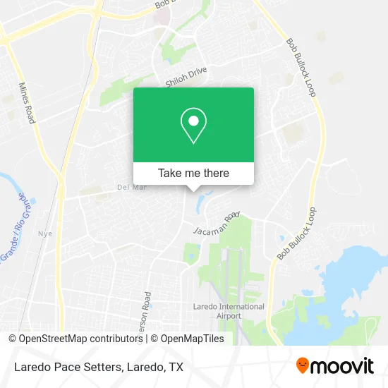 Laredo Pace Setters map