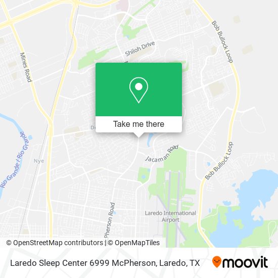 Laredo Sleep Center 6999 McPherson map
