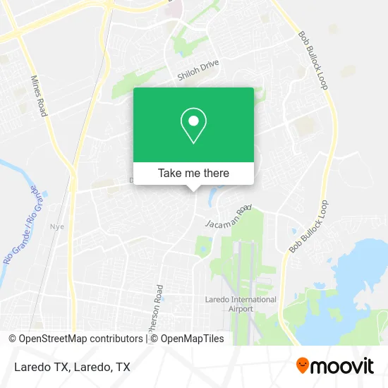 Laredo TX map