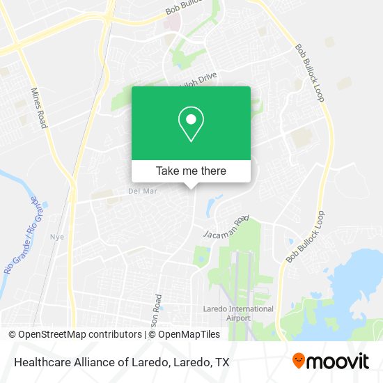 Mapa de Healthcare Alliance of Laredo