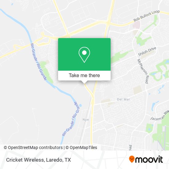 Mapa de Cricket Wireless