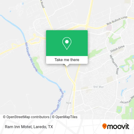 Ram Inn Motel map