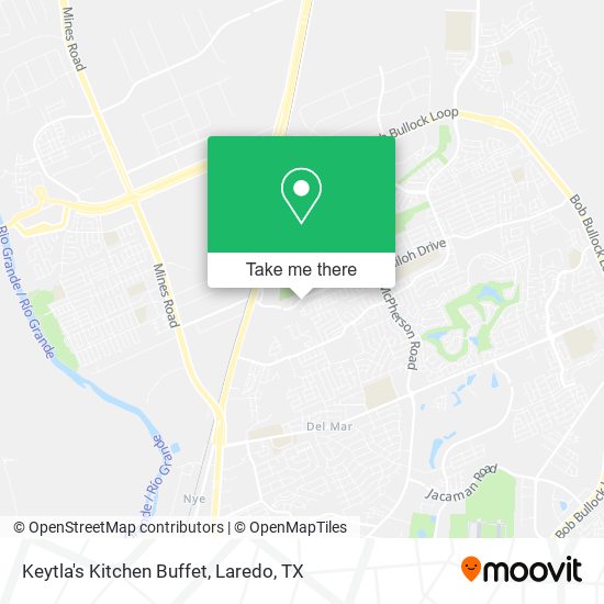 Keytla's Kitchen Buffet map