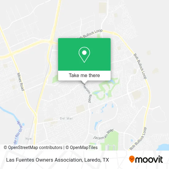 Las Fuentes Owners Association map
