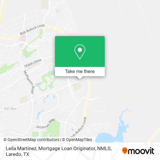 Leila Martinez, Mortgage Loan Originator, NMLS map