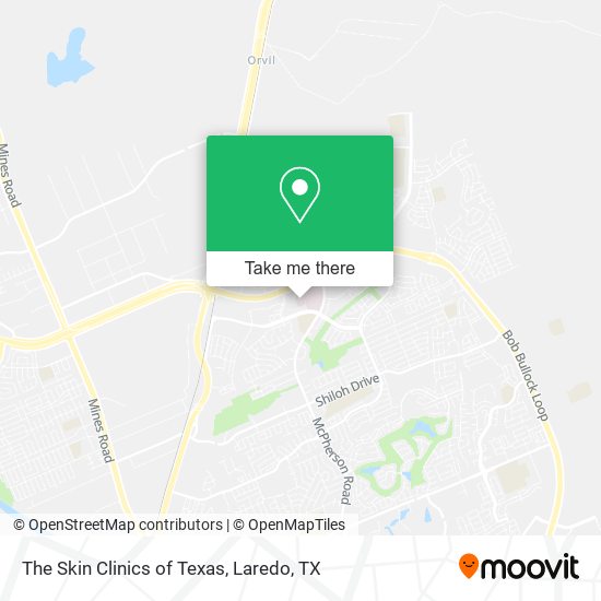 The Skin Clinics of Texas map