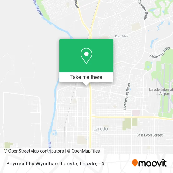 Mapa de Baymont by Wyndham-Laredo