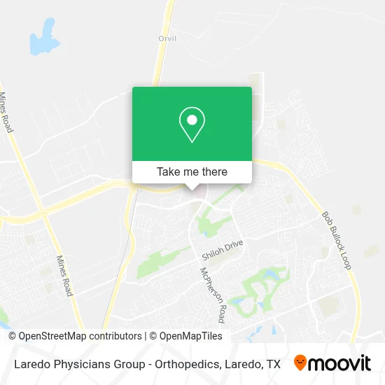Laredo Physicians Group - Orthopedics map