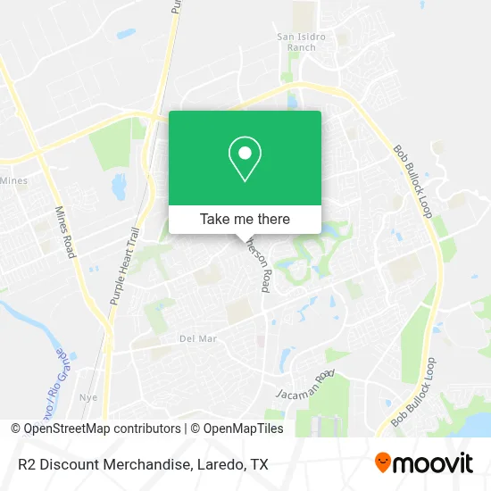R2 Discount Merchandise map
