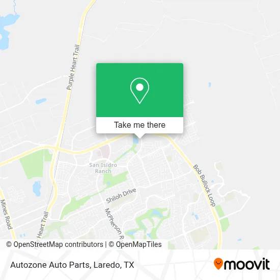 Autozone Auto Parts map