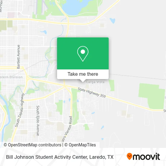 Bill Johnson Student Activity Center map