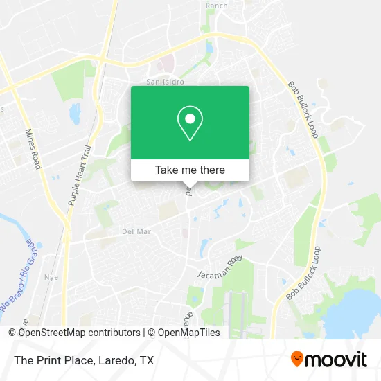 The Print Place map