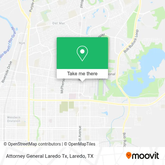 Attorney General Laredo Tx map