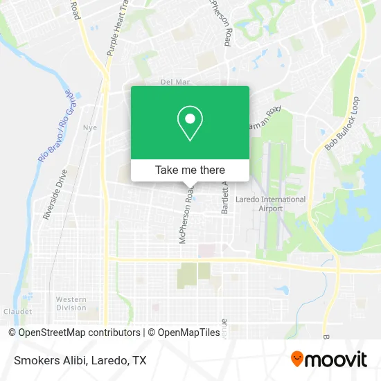 Smokers Alibi map