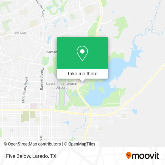 Five Below map