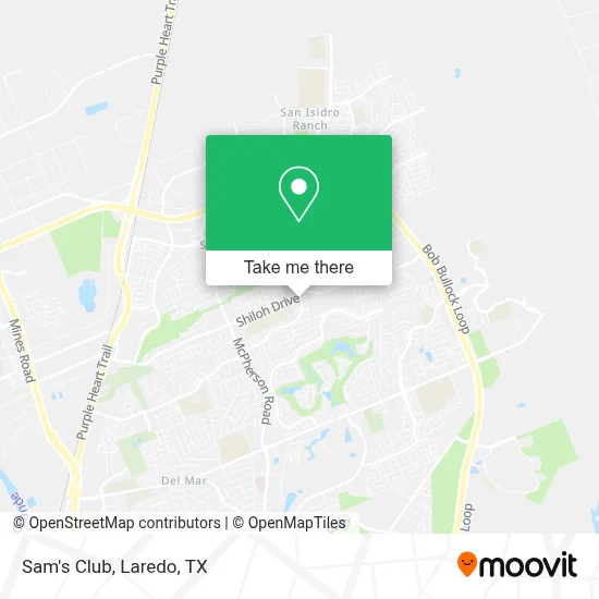 Sam's Club map