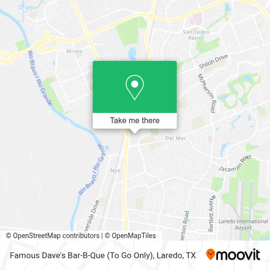 Famous Dave's Bar-B-Que (To Go Only) map
