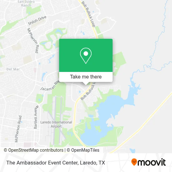 The Ambassador Event Center map
