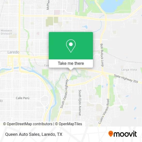 Queen Auto Sales map