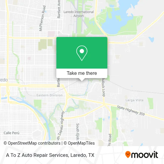 A To Z Auto Repair Services map
