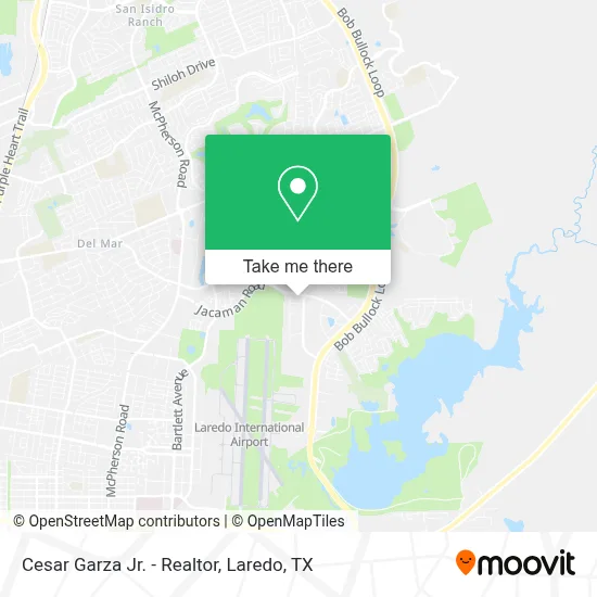 Cesar Garza Jr. - Realtor map