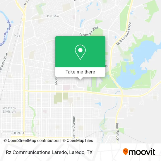 Rz Communications Laredo map