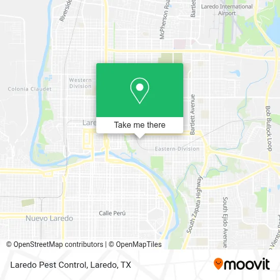 Laredo Pest Control map