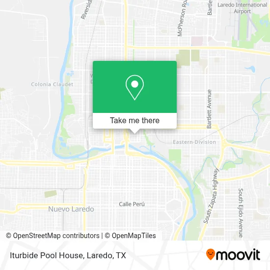Iturbide Pool House map