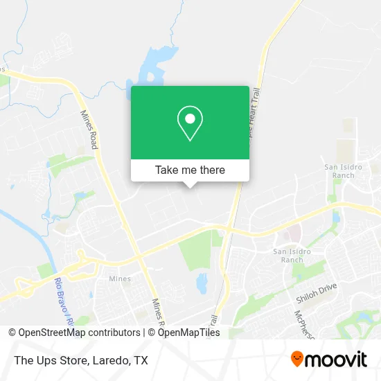 The Ups Store map